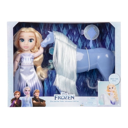 Disney’s Frozen Elsa the Snow Queen Articulated Toddler Doll with Water Nokk
