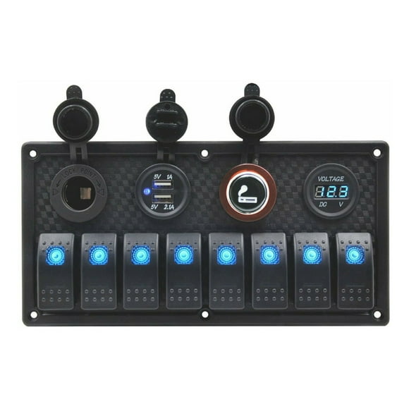 Botonera para Barras LED Off Road Universal de 8 Botones Arizone Negro