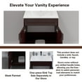 thumbnail image 6 of Sink Base Bathroom Vanity Ready-to-Assemble Bathroom Cabinet 24" Width Vanity Base in Espresso Shaker, 6 of 8