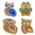 thumbnail image 1 of Cuadros Decorativos Llavero DIY Búho Taladro completo Forma especial Diamante Pintura Niñas Llavero Regalos JShteea Nuevos Originales, 1 of 8