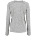 thumbnail image 3 of Holloway Sportswear M Womens Electrify Coolcore® Long Sleeve Tee Athletic Grey Heather 222770, 3 of 5