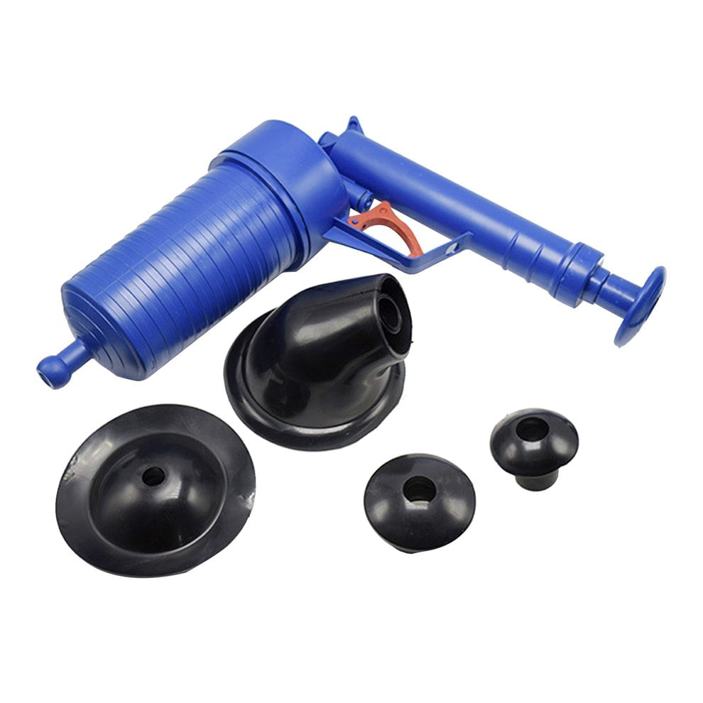 Air Power Drain Blaster Gun Manual Sink Plunger Opener for Toilets