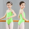 thumbnail image 4 of LYMAYTER Toddler Girls Sling Ballet Skirted Leotards Dance Dresses for Ballerina Kids Girls Silky Spandex Ballet Closed Back Color Jumpsuit, 4 of 9