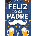 thumbnail image 4 of Mustache Design Father's Day Banner Hat Glasses Briefcase for Celebration Event Party Decoration, 4 of 8