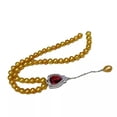 thumbnail image 5 of K-KED Natural 8-9mm Yellow Freshwater Pearl Necklace 18" Pendant, 5 of 6