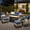 Denim Blue, variant on Ovios 9 Pieces Outdoor Patio Sectional Furniture with 54" Gas Propane Fire Pit Table All-Weather Rattan Wicker Conversation Set with Swivel Glider Rocking Chair for Backyard