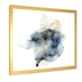 thumbnail image 2 of Designart 'Minimalistic Landscape of Moon With Mountains' Modern Framed Art Print, 2 of 4