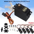 thumbnail image 2 of 4X MG945 Digital Servo 55g Metall Metallgetriebe 15kg Gear RC Flugzeug Modellbau, 2 of 5