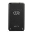 thumbnail image 3 of Portable Mini Digital Display AM FM Radio Rechargeable Lithium Battery Black Compact Design Lightweight Stereo Functions Ideal for Home and Travel Us, 3 of 5