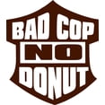 thumbnail image 1 of Custom Wall Decal Bab Cop No Donut Picture Art Boys BedRoom- Peel & Stick Sticker - Vinyl Wall Decal Size : 10 Inches X 10 Inches, 1 of 1