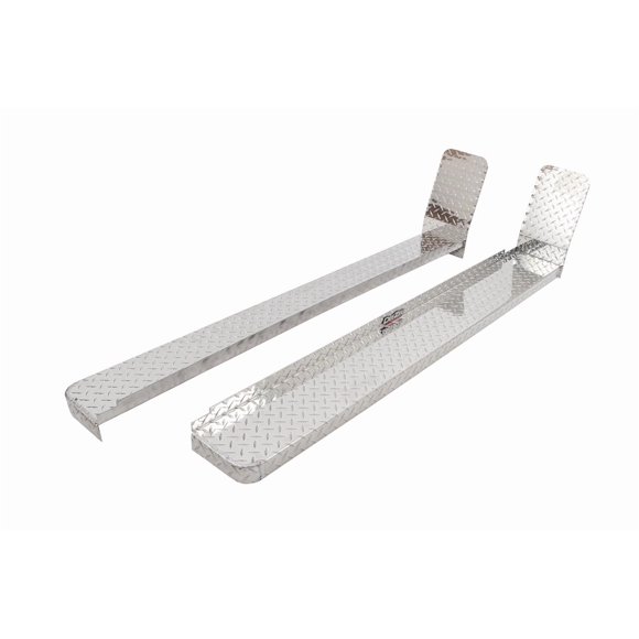 Dee Zee Running Board DZ3031 Brite-Tread; Powder Coated; Silver; Brite Tread Aluminum; Unlighted; Also Use DZ 3031