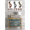 thumbnail image 2 of Arizona, Three Kokopelli (24x36 Giclee Gallery Art Print, Vivid Textured Wall Decor), 2 of 3