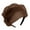 Coffee, variant on High Skull Ruffle Headband French Crape Half Hat Thin Hairhoop Female Teaparty White Hair Covering Formal Hair Ornament