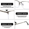 thumbnail image 3 of Fashion casual glasses blue light blocking glasses computer, game, tv glasses, 3 of 5