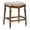 Brown, variant on Pemberly Row Coastal Big and Tall 27" Wood Counter Stool in Blue