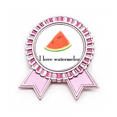 thumbnail image 1 of Fruta de verano watermalon amor Insignia broche Medalla rosa premiada, 1 of 3