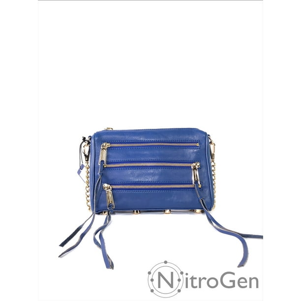 Mini 5 Zip Electric Blue Cross Body Bag Walmart Com