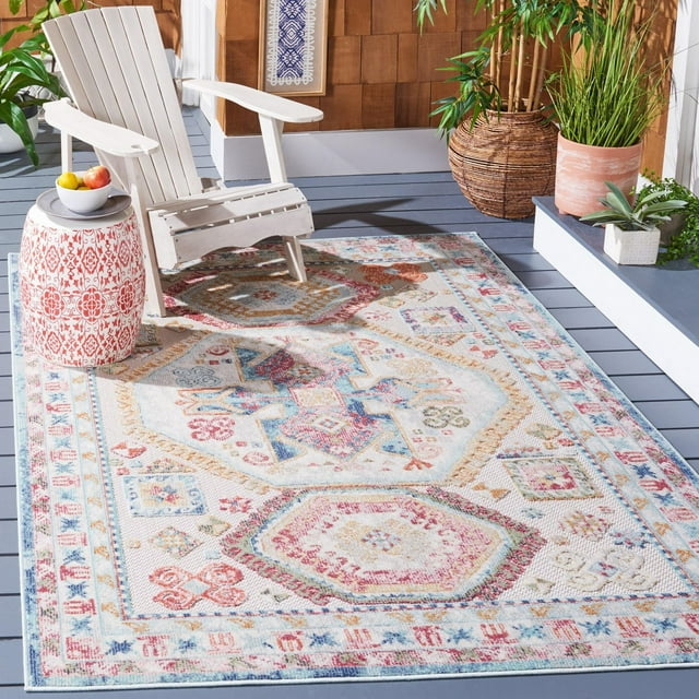 SAFAVIEH Cabana Clark Tapis Intérieur/Extérieur Médaillon