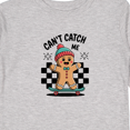 thumbnail image 4 of Inktastic Can't Catch Me Gingerbread Man Boys or Girls Long Sleeve Toddler T-Shirt, 4 of 5