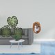 thumbnail image 2 of Marco de fotos de resina con hojas de palma, diseño creativo, arte de pared tropical de la selva, adorno de madera, soporte decorativo de mesa para of, 2 of 8