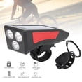 thumbnail image 4 of Luz de Bocina de Bicicleta ANGGREK de energía Solar 3LED Impermeable Negro rojo, 4 of 8