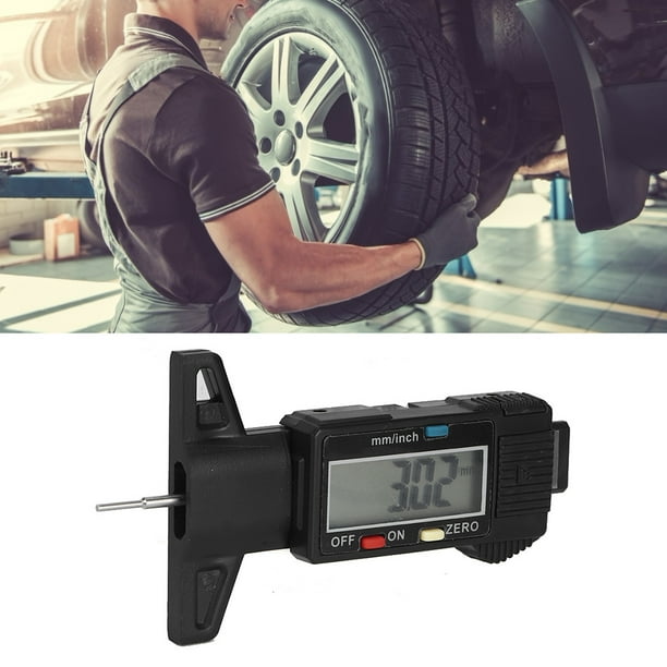Tyre Tread Gauge,Wheel Thread Depth Gauge Digital Tread Depth Gauge