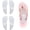 Clear, variant on KALAKALA 2 Pairs Arch Support 3/4 Length Insoles Adhesive Arch Support Flip Flop Pad Gel Thong Sandal Cushion Inserts Sweaty Feet No Slip Foot Cushion Relieves Pain from Plantar Fasciitis Flat Feet