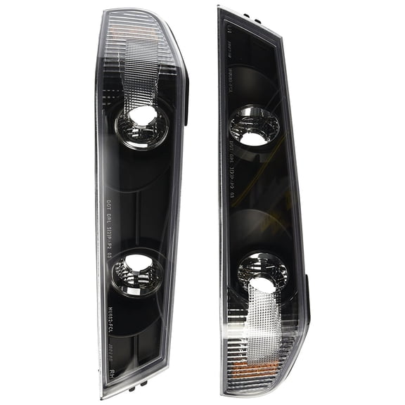 Spec-D Tuning 2LC-COL04JM-TM Chvey Colorado GMC Canyon Black Front Corner Parking Lights Pair