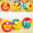 thumbnail image 3 of 3pcs Parrot Bird Teether Ball Chewing Toy Parrot Cage Accessories for Cockatiel Parakeet Parrotlet (Four Color Ball, Three Color Ball, Double Color Ball), 3 of 9