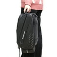 thumbnail image 4 of Neinkie 10L Back Seat Pannier Hard Shell Dust-proof Anti-scratch Waterproof Faux Leather Anti-deformation Rear Seat Bag for Cycling, 4 of 9