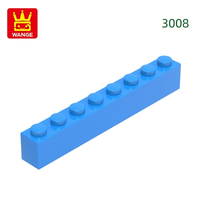 33Pcs/Lot 3008 1x8 High Hole Building Block Moc Basic Classic Brick Accessories Compatible with DIY Children Toys Gift Box 37.Dark Azure about 33pcs