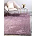 thumbnail image 3 of Unique Loom Studio Solid Shag Urban Modern Rug 9' x 12' Rectangle Mauve, 3 of 10