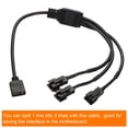 thumbnail image 3 of Uxcell ARGB Splitter 5V 3Pin to SM 3Pin Male Extension Cable Adapter Connector Addressable for PC Fan 2 Pack, 3 of 5