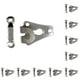 thumbnail image 2 of Yuarrent 10 piezas de ganchos de metal para pantalones, sujetadores de galvanoplastia antioxidantes extraíbles portátiles reutilizables, vestidos, Blanco plateado 10piezas Yuarrent CBP131595, 2 of 4