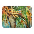 thumbnail image 1 of Carolines Treasures JMK1129RUG Orange Top Palm Tree Machine Washable Memory Foam Mat, 1 of 4