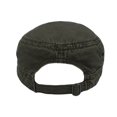 thumbnail image 4 of WITHMOONS Washed Cotton Cadet Cap Vintage Military Army Hat Mens Womens YZ40122 (Green), 4 of 5