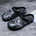 thumbnail image 3 of MGEZCOO Men’s & Women’s Graffiti Style Breathable Clogs - EVA Non-Slip Lightweight Slippers with Adjustable Heel Strap, 3 of 7