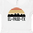 thumbnail image 4 of Inktastic El Paso Texas Skyline Retro Girls Baby Dress, 4 of 5