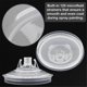 thumbnail image 5 of Disposable Paint Mixing Cup System 50Pack Paint Cups with Lids,Hard Cup with Retainer Ring,10PCS Plugs,2PCS Cup Adapter, 5 of 5