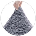 thumbnail image 3 of Mamma Mia Covers Velvet Stretch Corner Sectional Sofa Couch Slipcover, Gray, 3 of 9