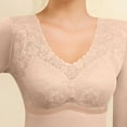 thumbnail image 6 of Wowcloth Women's Thermal Lace Seamless Underwear Base Layer Top - Soft Warmth Retention Design for Winter, Daily Wear & Cold Weather Protection, 6 of 6