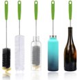thumbnail image 2 of Utility Bottle Cleaning Brush Set Long Handle Thin Small Big Wire Cleaner Bendable Flexible for Narrow Neck Skinny Spaces of Water Beer Wine Baby Bottles,Pipes,Tubes,Flasks,Straws (2pcs), 2 of 9