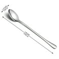 thumbnail image 2 of Jeaker 7.5" Iced Tea Spoons, Stainless Steel Long Handle Mixing Spoon, Cocktail Stirring Bar Spoon, Latte Spoon Set of 12, 2 of 7