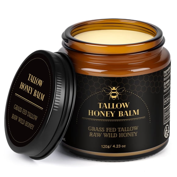 Bálsamo hidratante para la piel IIIMEIDU, sebo de res y miel, 125 ml