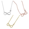 thumbnail image 3 of Guardurnaity 2x Cadena de plata blanca con textura para facilitar la limpieza y el mantenimiento. Collar de plata con forma de corazón para mujer. Accesorio para el cabello color dorado, 2*1 collares, 3 of 6