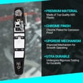 thumbnail image 5 of Exterior Chrome Door Handle, Front Driver Side - Compatible with 2007-2013 Chevy Silverado Suburban Tahoe GMC Sierra Yukon Cadillac Escalade - Replace 20828258, 22738721, 25960525, 84053434, 5 of 8