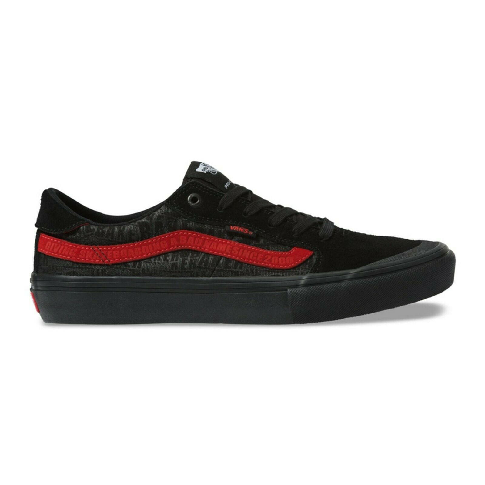 pindas Verdorie Monarchie Vans Style 112 Pro Baker Black/Black/Red Men's Classic Skate Shoes Size 8 -  Walmart.com
