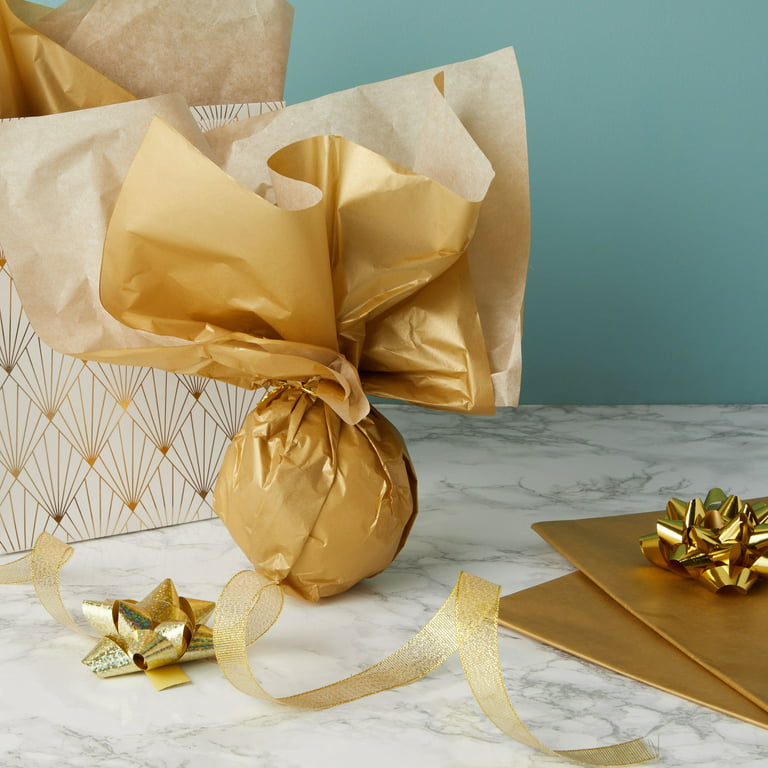 Buy Gold Mylar Tissue Paper: 20x26 - 3 Sheets Pack