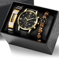 thumbnail image 2 of Reloj para hombre, regalo de negocios, traje de regalo de cumpleaños festivo, pulsera, collar, reloj, traje, 3 piezas/juego, 2 of 6