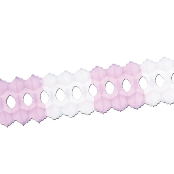 Beistle Arcade Garland pink & white Party Decoration (Case of 12)